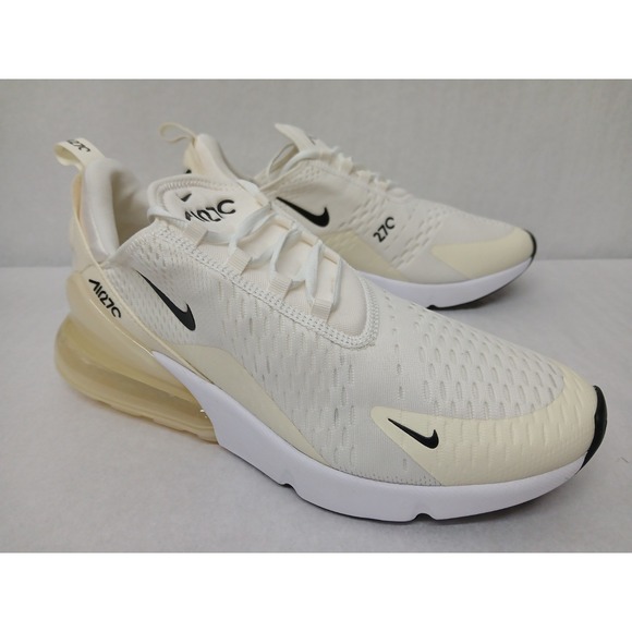 Nike Women's Air Max 270 Casual Athletic Shoes AH6789-124 Sail Black Sz 11.5
